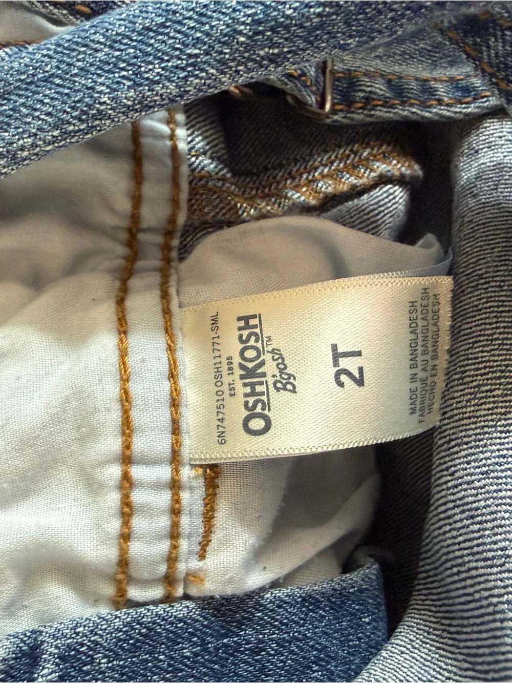 OshKosh B'gosh Blue Denim Kids Overalls